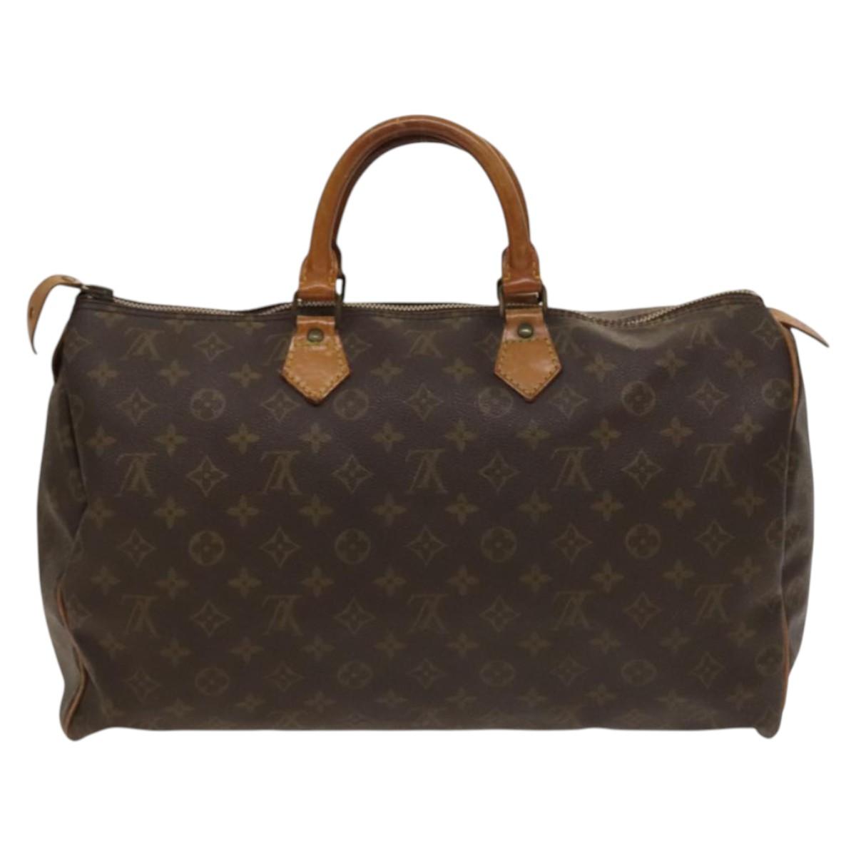 Louis Vuitton Speedy Bandouliere Bag Monogram Canvas, BROWN, CANVAS, Handbag