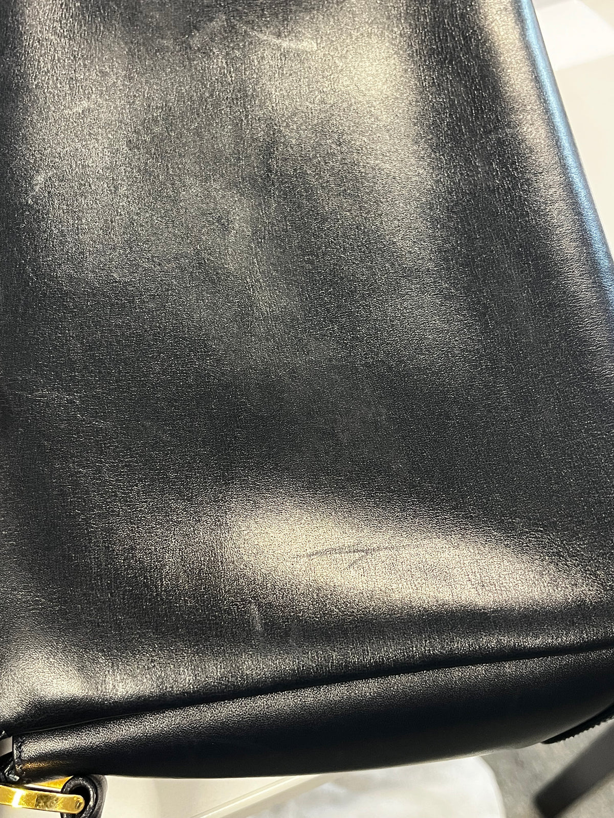 Gucci D-Ring leather, Navy, Leather, Handbag