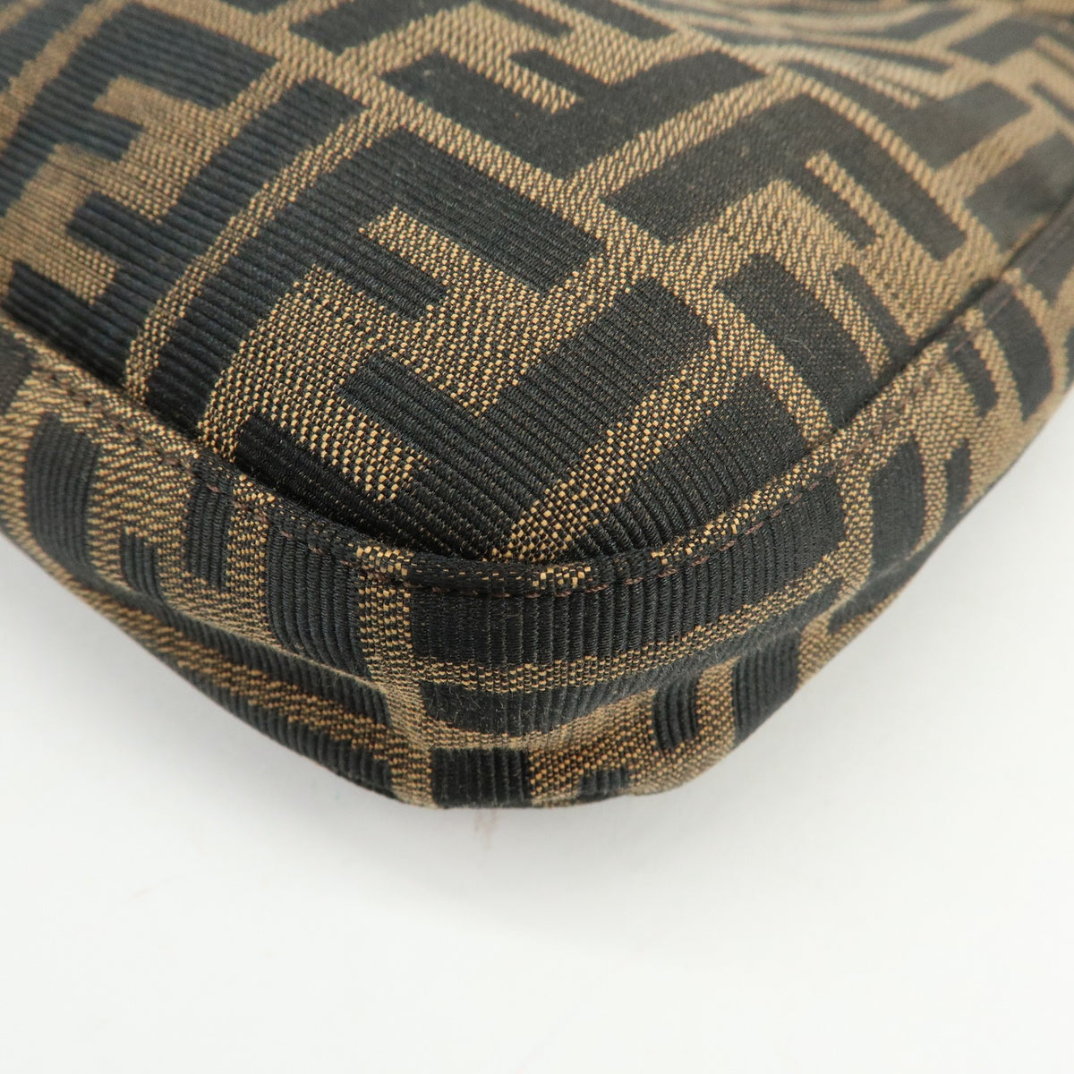 Fendi Vintage Zucca Canvas, Brown, Canvas, Tote Bag