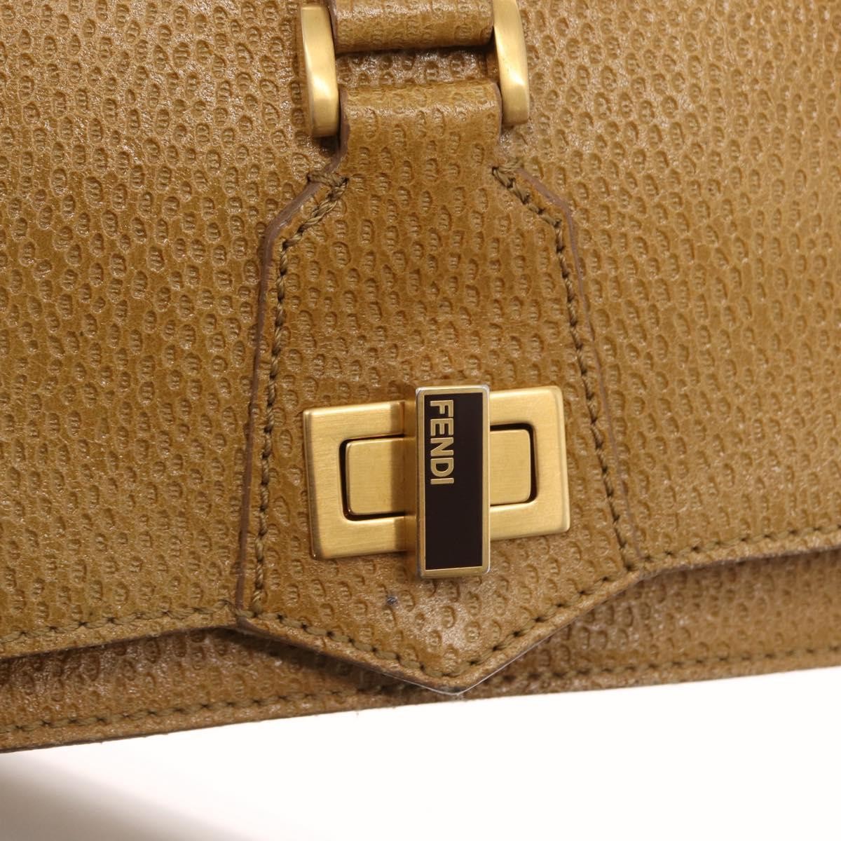 Fendi Classico No. 1 Zucca Canvas, Brown, Leather, Handbag