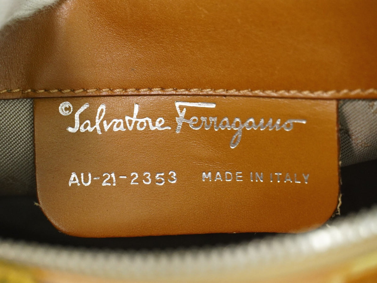 Salvatore Ferragamo Vintage Canvas, Multicolour, Canvas, Shoulder Bag