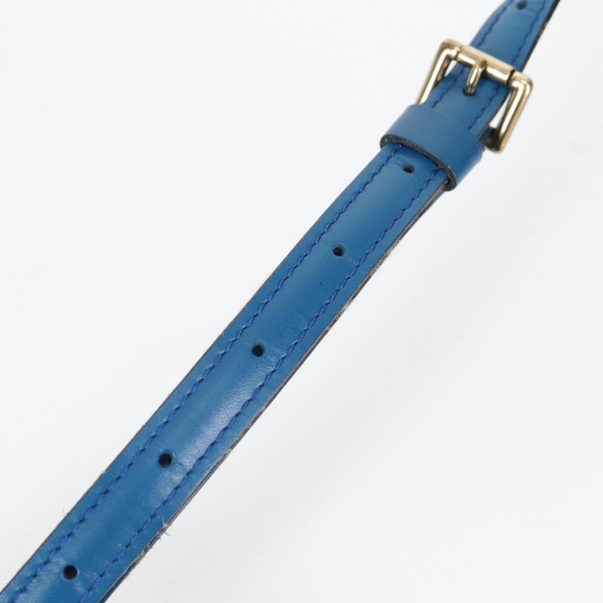 Louis Vuitton Grenelle Epi Leather, Blue, Leather, Shoulder Bag