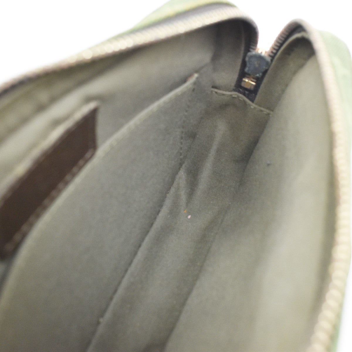 Louis Vuitton Juliette Mini Lin, Khaki, Canvas, Crossbody Bag