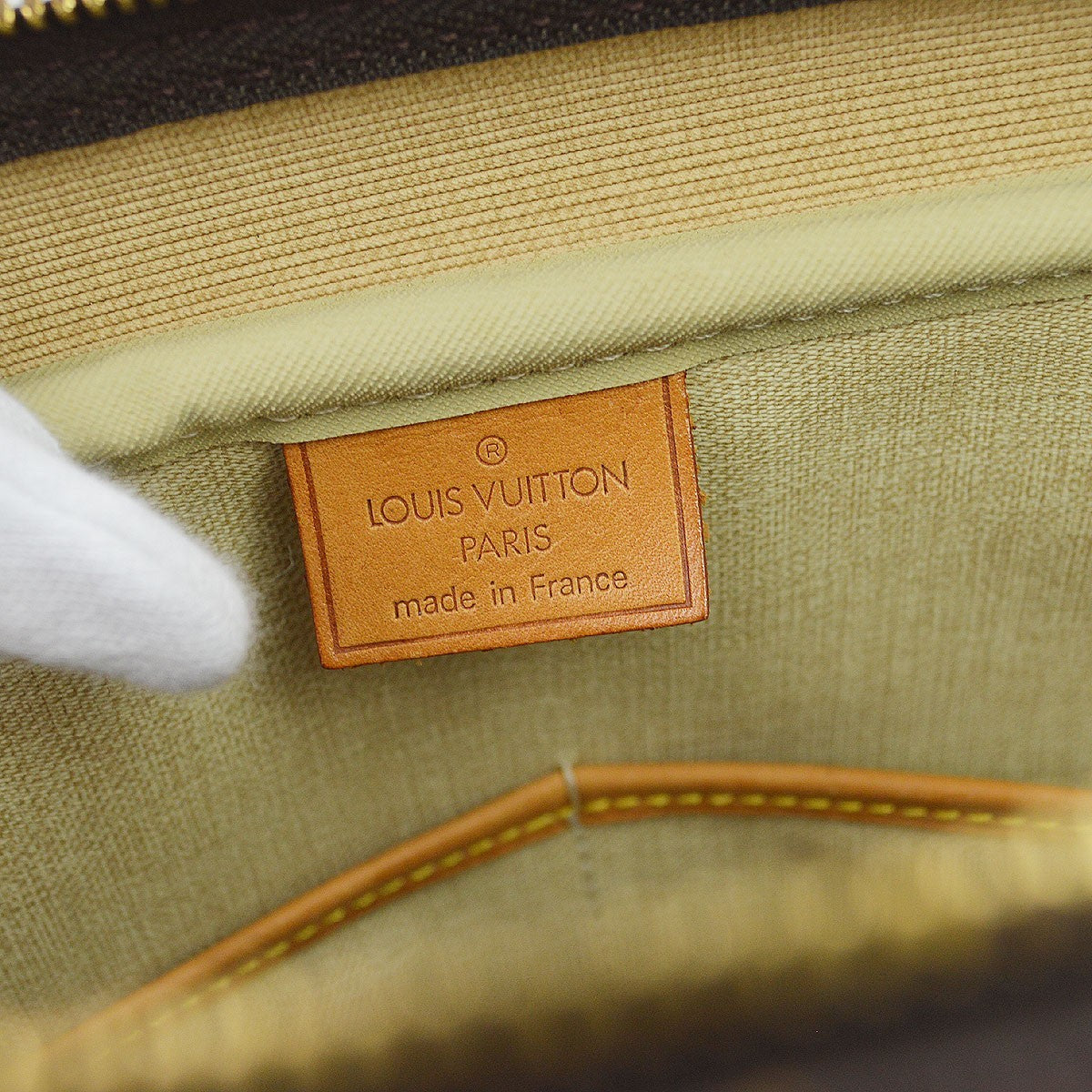 Louis Vuitton Deauville Monogram Canvas, Brown, Canvas, Handbag
