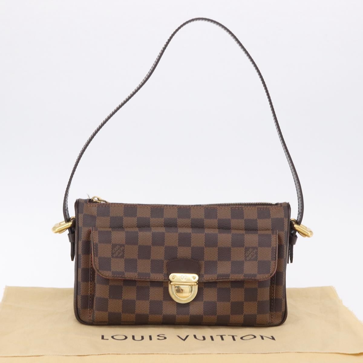 Louis Vuitton Ravello Damier Ebene, Brown, Canvas, Shoulder Bag