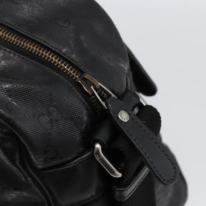 Gucci Zip Messenger GG Imprime, Black, Canvas, Handbag