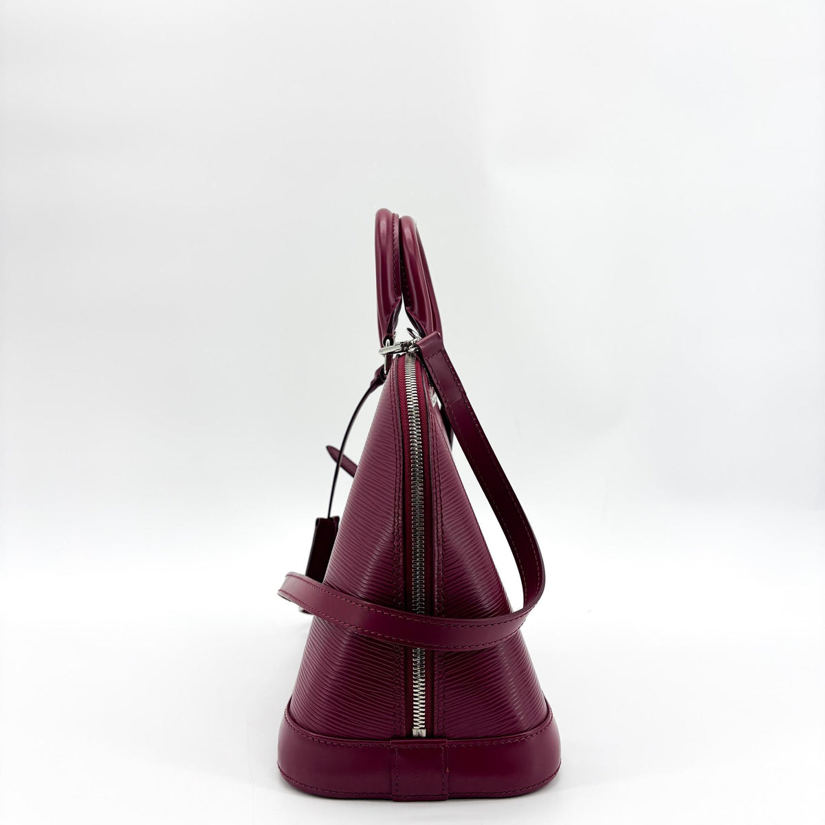 Louis Vuitton Alma Epi Leather, Purple, Leather, Handbag