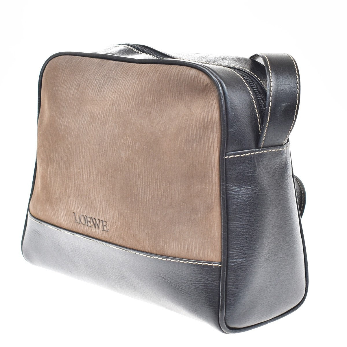 Loewe Velazquez shoulderbag Leather, Brown, Leather, Shoulder Bag