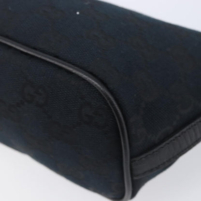 Gucci Zipped Pochette GG Canvas, Black, Canvas, Shoulder Bag