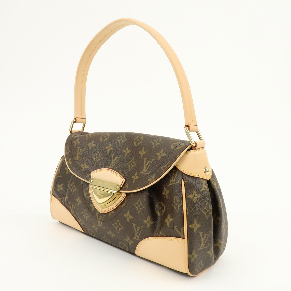 Louis Vuitton Beverly Monogram Canvas, Brown, Canvas, Handbag