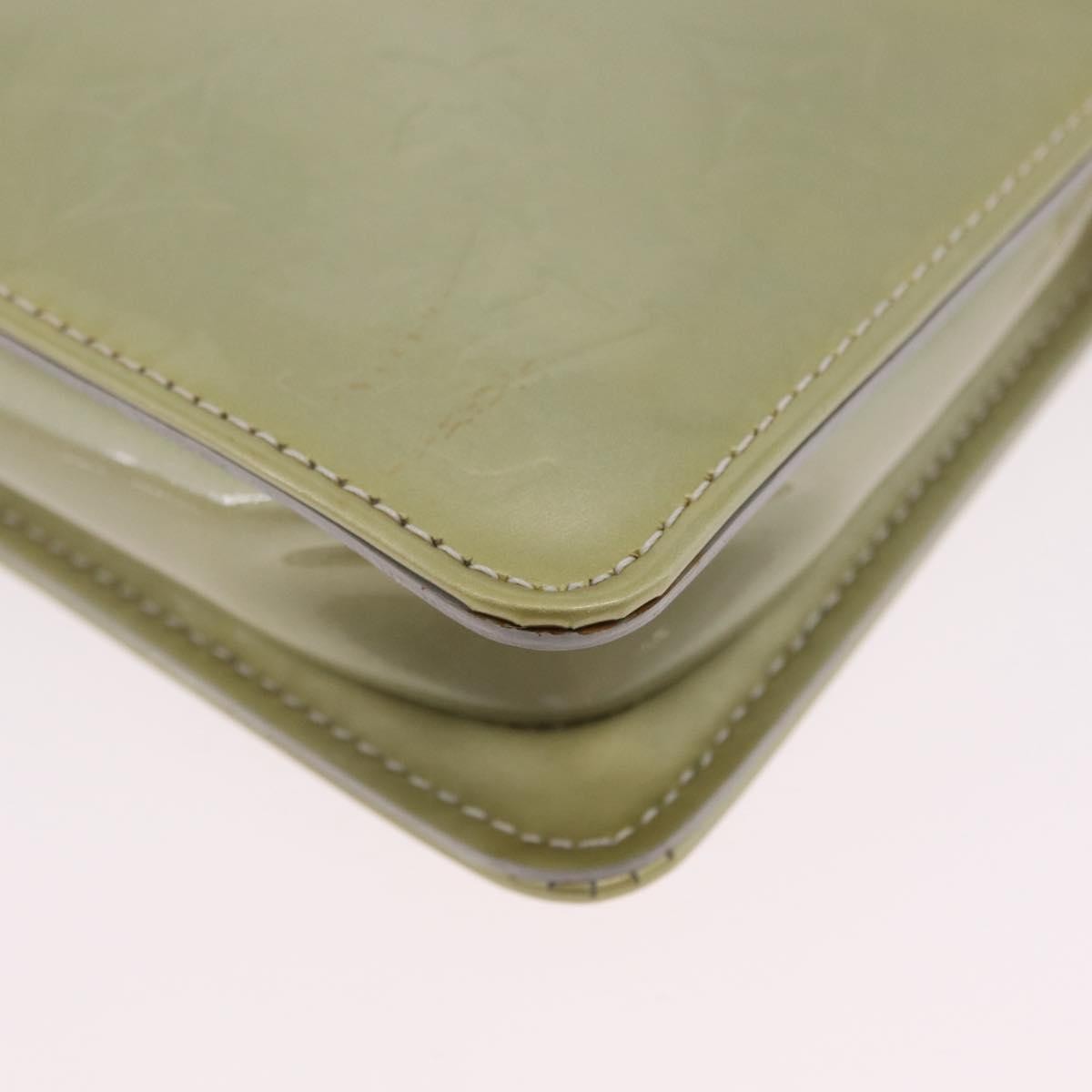 Louis Vuitton Lexington Pochette Monogram Vernis, Beige, Patent Leather, Clutch