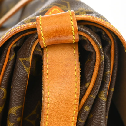 Louis Vuitton Saumur Monogram Canvas, Brown, Canvas, Shoulder Bag