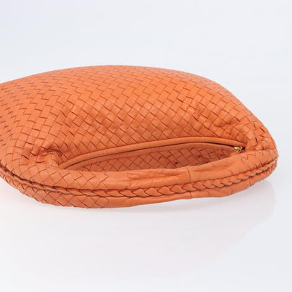 Bottega Veneta Veneta Hobo Intrecciato Nappa, Orange, Leather, Shoulder Bag