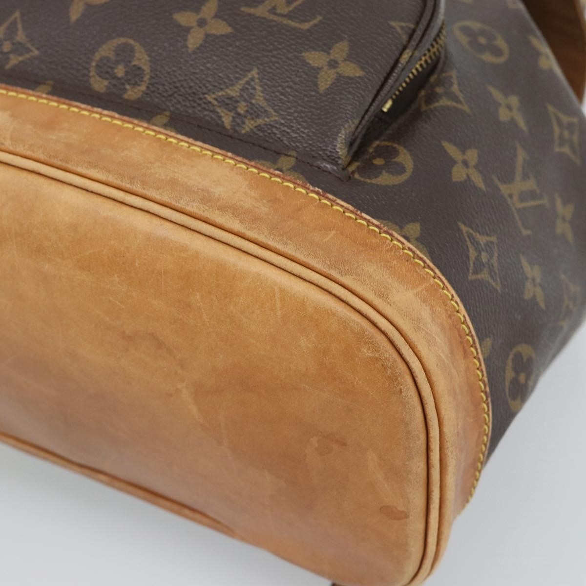 Louis Vuitton Vintage Montsouris Monogram Canvas, Brown, Canvas, Backpack