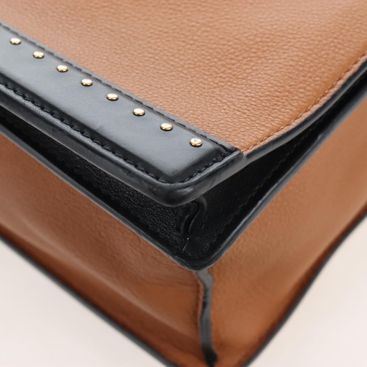 Louis Vuitton Cour Marly Leather with Studded Detail, Beige, Leather, Handbag