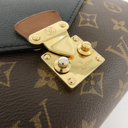 Louis Vuitton Pallas Chain Monogram Canvas and Calfskin, Brown, Canvas, Shoulder Bag