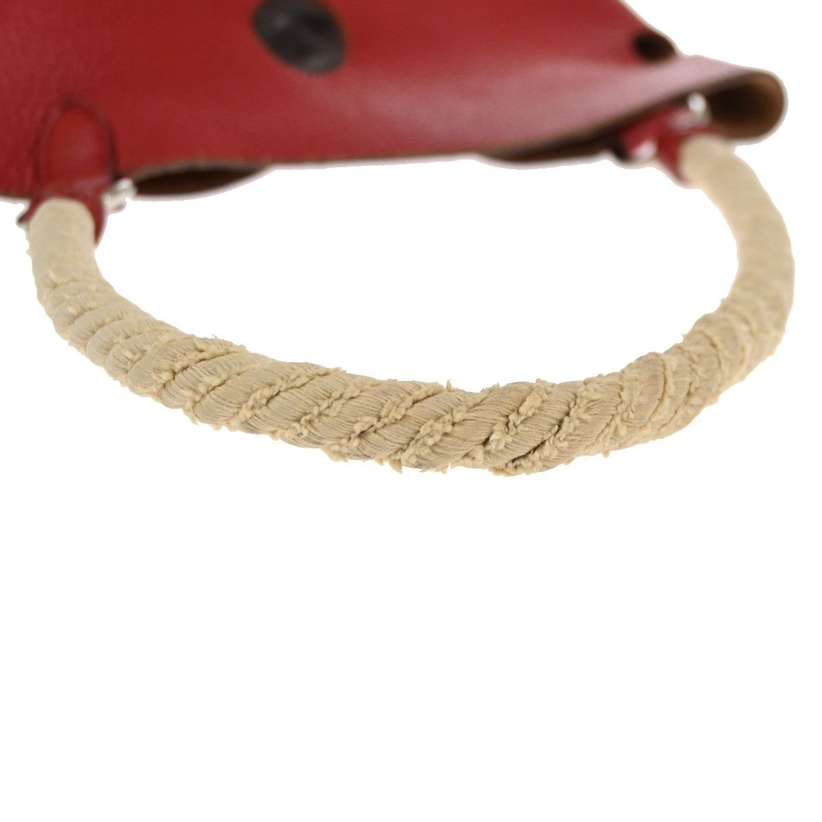 Hermes Mangeoire Courchevel, Red, Leather, Shoulder Bag