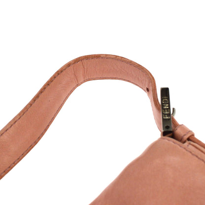 Fendi Baguette Leather, Pink, Leather, Handbag