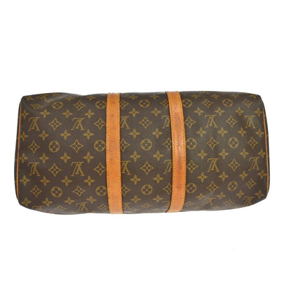 Louis Vuitton Keepall Monogram Canvas, Brown, Canvas, Travel Bag