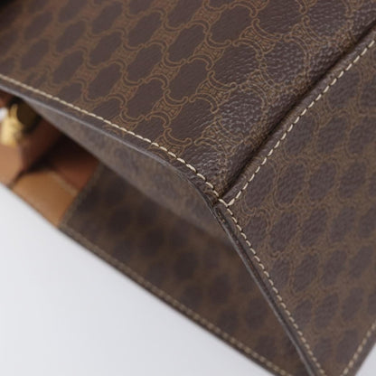 Celine Handbag Canvas, Brown, Canvas, Handbag