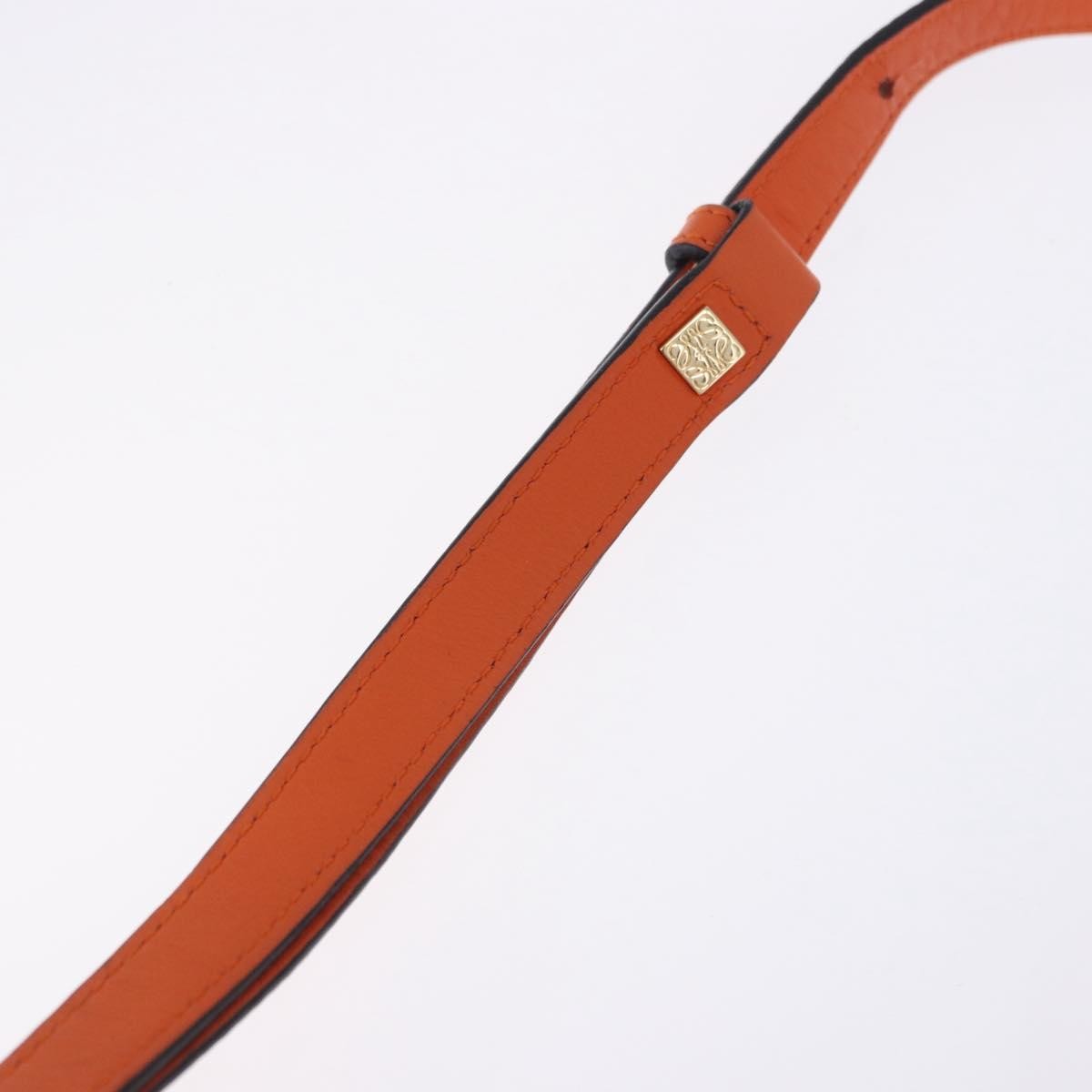 Loewe T Messenger Leather, Orange, Leather, Crossbody Bag