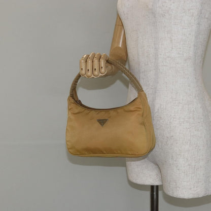 Prada Re-Edition 2000 Hobo Tessuto, Beige, Nylon, Shoulder Bag
