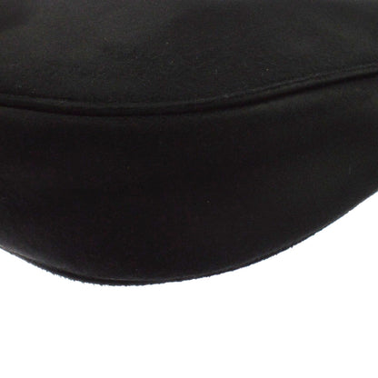 Balenciaga Leopolda Satin, Black, Satin, Shoulder Bag