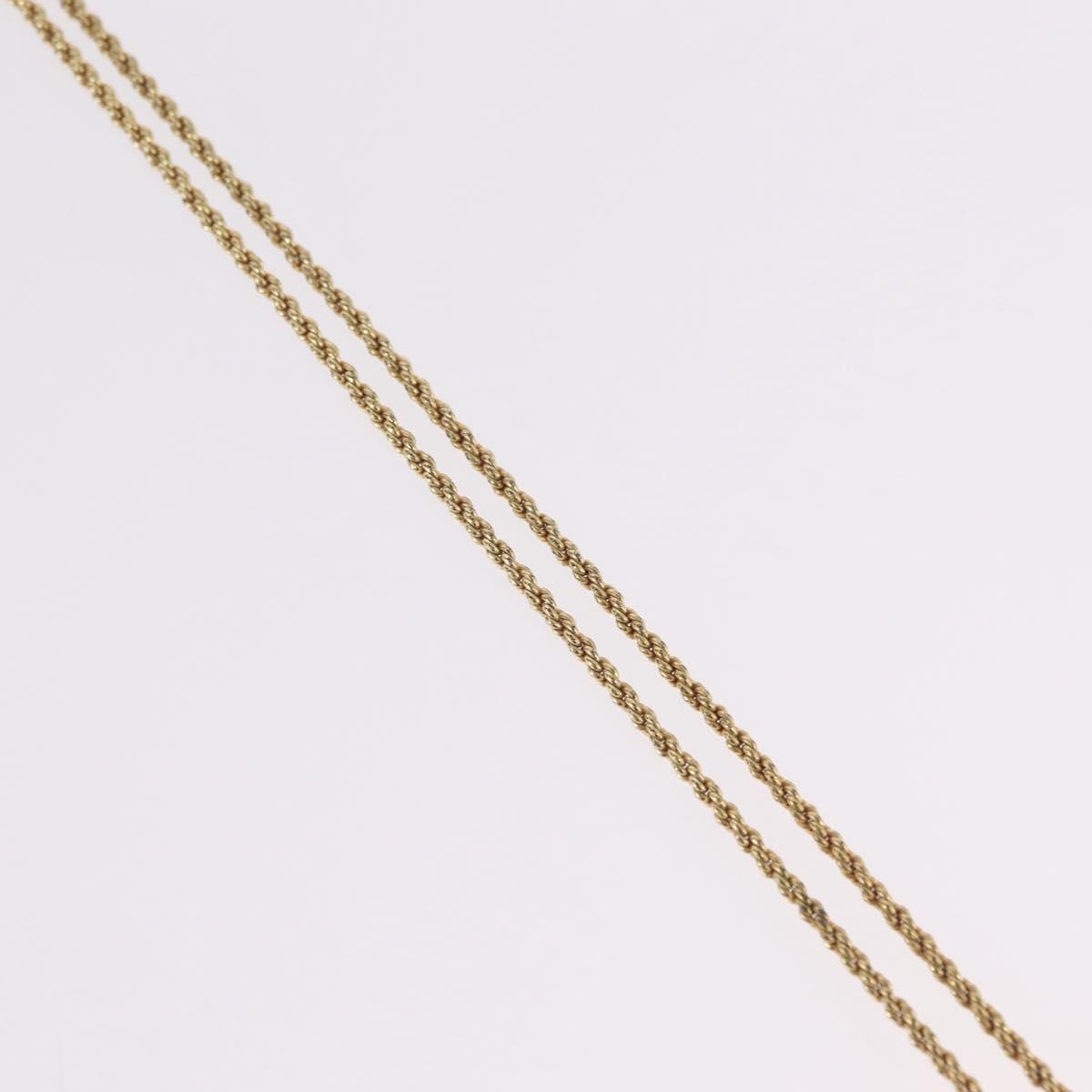Christian Dior CD Pendant Metal, Gold, Metal, Necklace