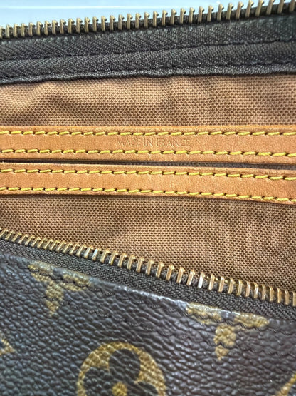 Louis Vuitton Speedy Monogram Canvas, Brown, Leather, Handbag