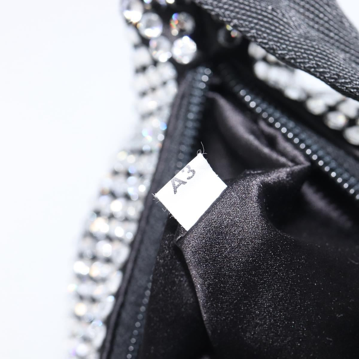 Prada Re-Edition 2000 Hobo Crystal Embellished Satin, Silver, Silk, Shoulder Bag