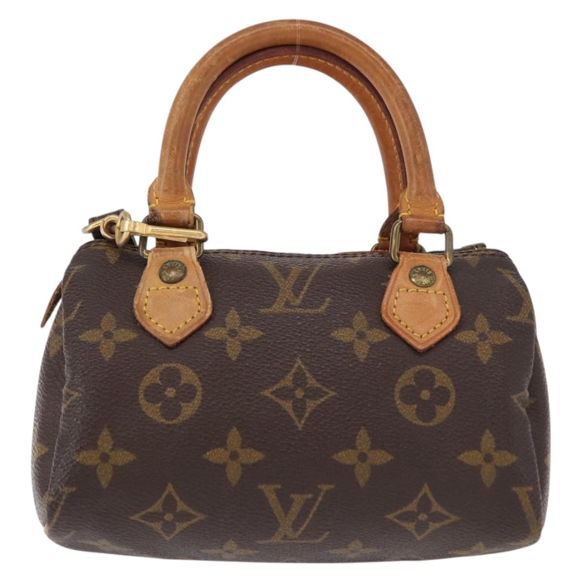 Louis Vuitton Speedy Mini HL Handbag Monogram Canvas, BROWN, CANVAS, Handbag
