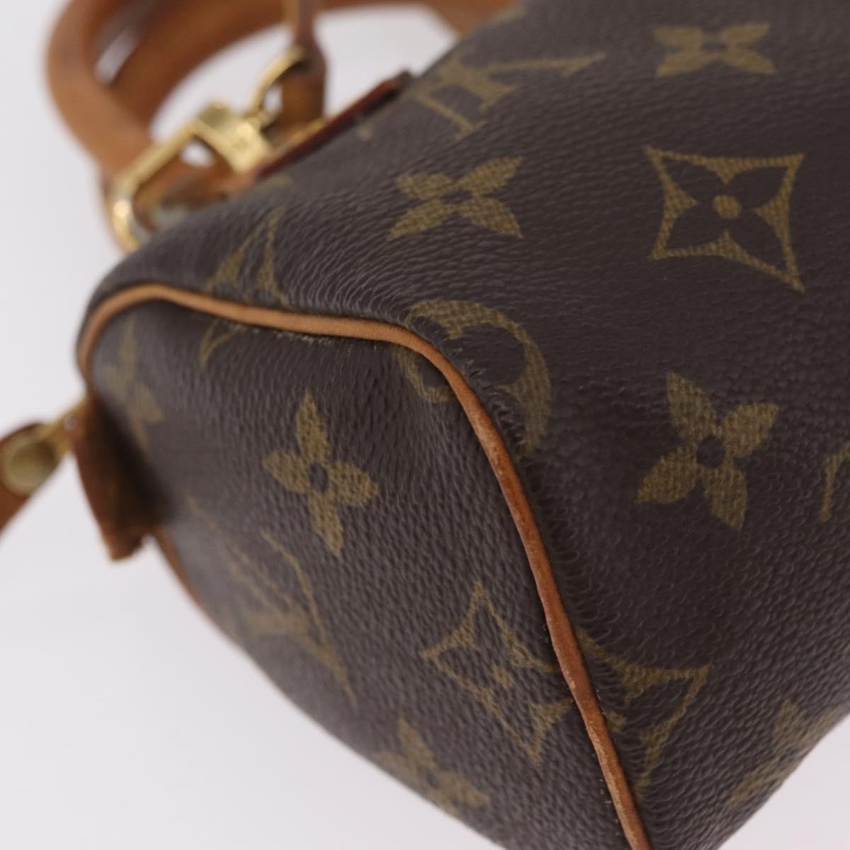 Louis Vuitton Speedy Mini HL Monogram Canvas, Brown, Canvas, Handbag