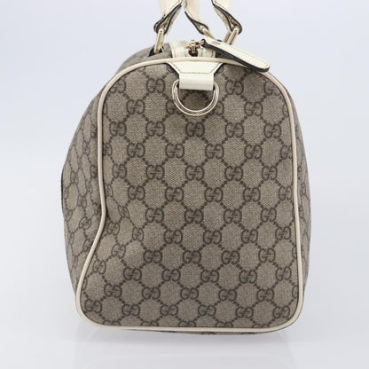 Gucci Joy Boston GG Coated Canvas, Beige, PVC, Handbag
