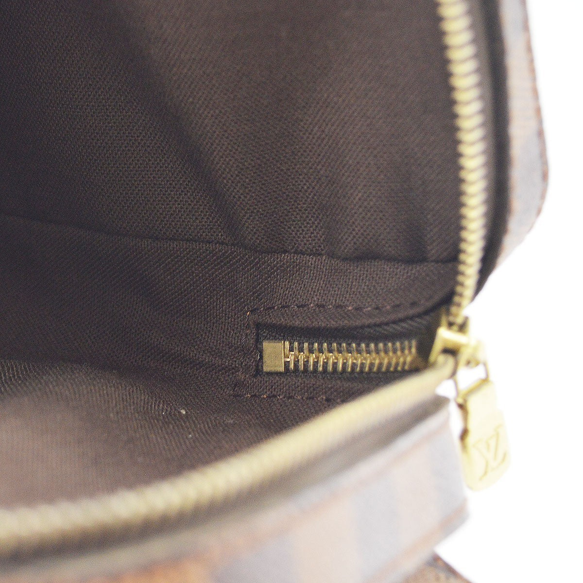 Louis Vuitton Geronimos Waist Damier, Brown, Canvas, Shoulder Bag
