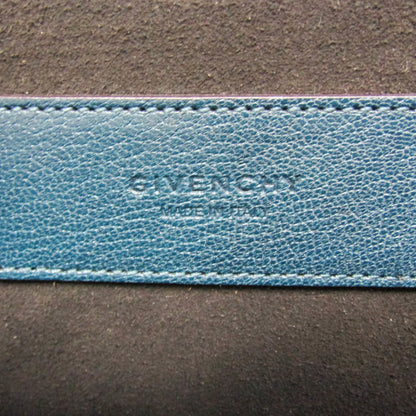 Givenchy GV3 Flap Leather with Suede, Blue, Leather, Handbag