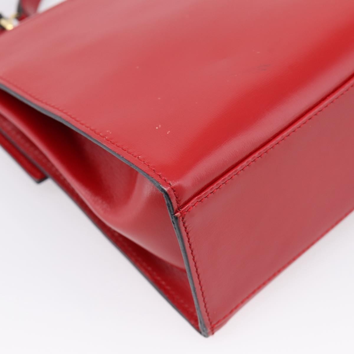 Celine Handbag Leather, Red, Leather, Handbag