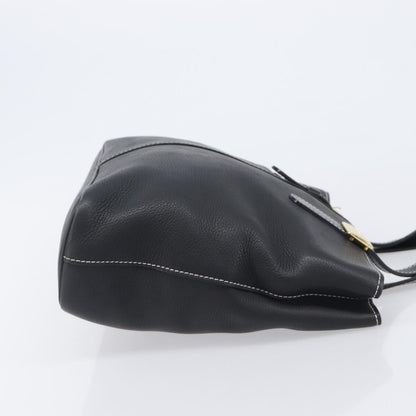 Burberry Vintage Leather, Black, Leather, Tote Bag