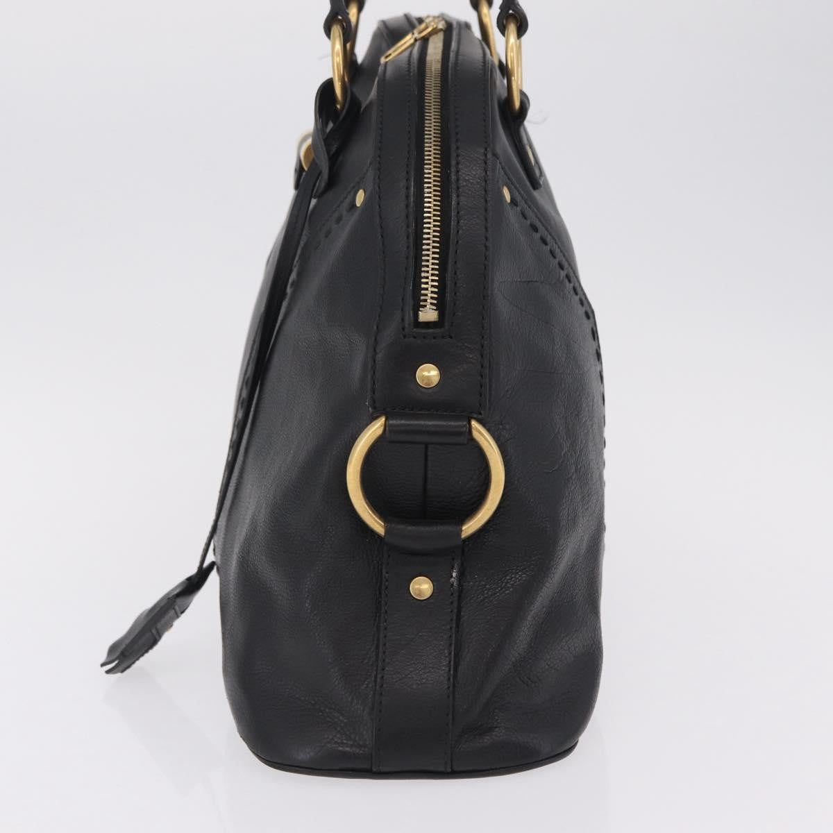 Saint Laurent Muse Leather, Black, Leather, Shoulder Bag
