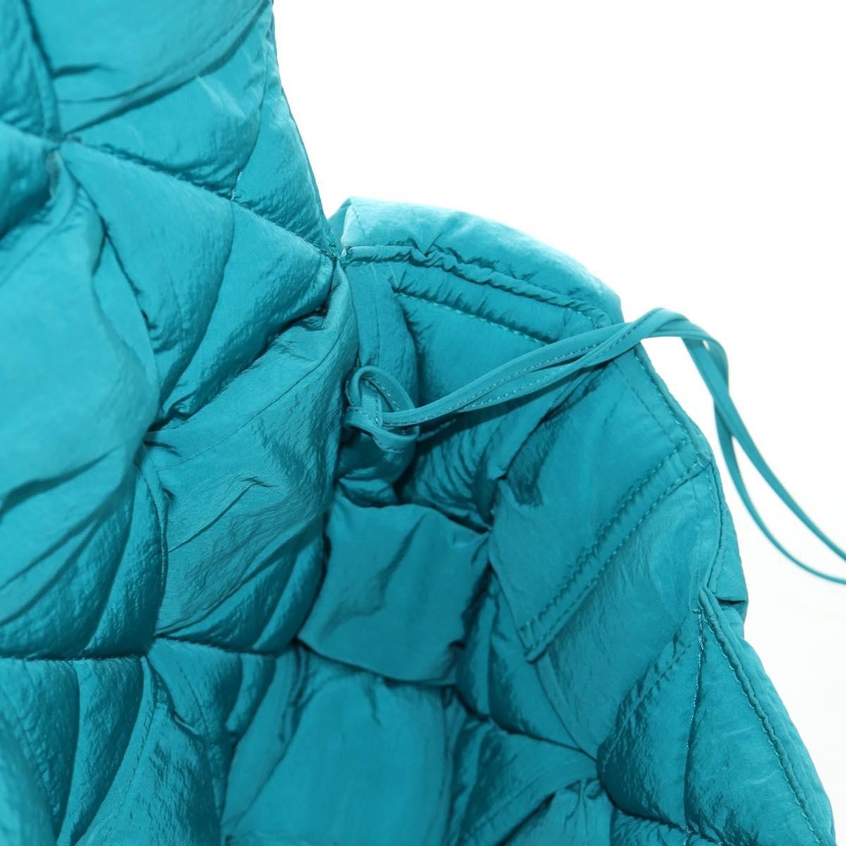 Bottega Veneta Padded Tech Cassette Intrecciato Nylon, Blue, Nylon, Crossbody Bag