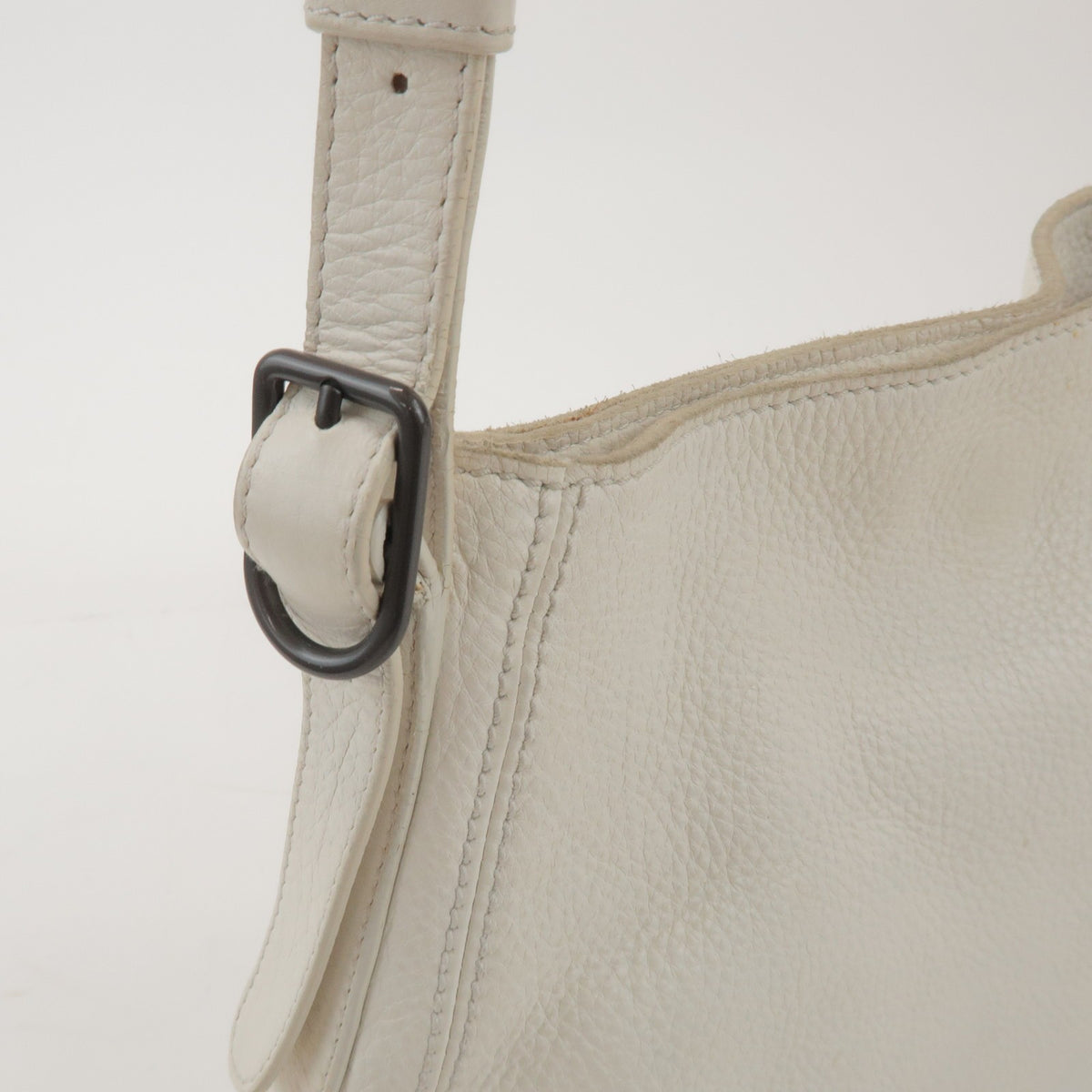 Bottega Veneta Shoulder Leather, White, Leather, Shoulder Bag