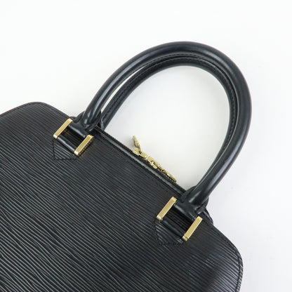 Louis Vuitton Pont Neuf Epi Leather, Black, Leather, Handbag