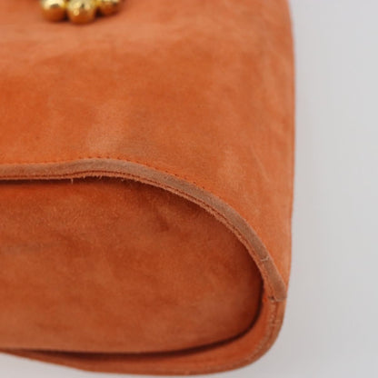 Salvatore Ferragamo Vintage Top handle Suede, Orange, Suede, Handbag