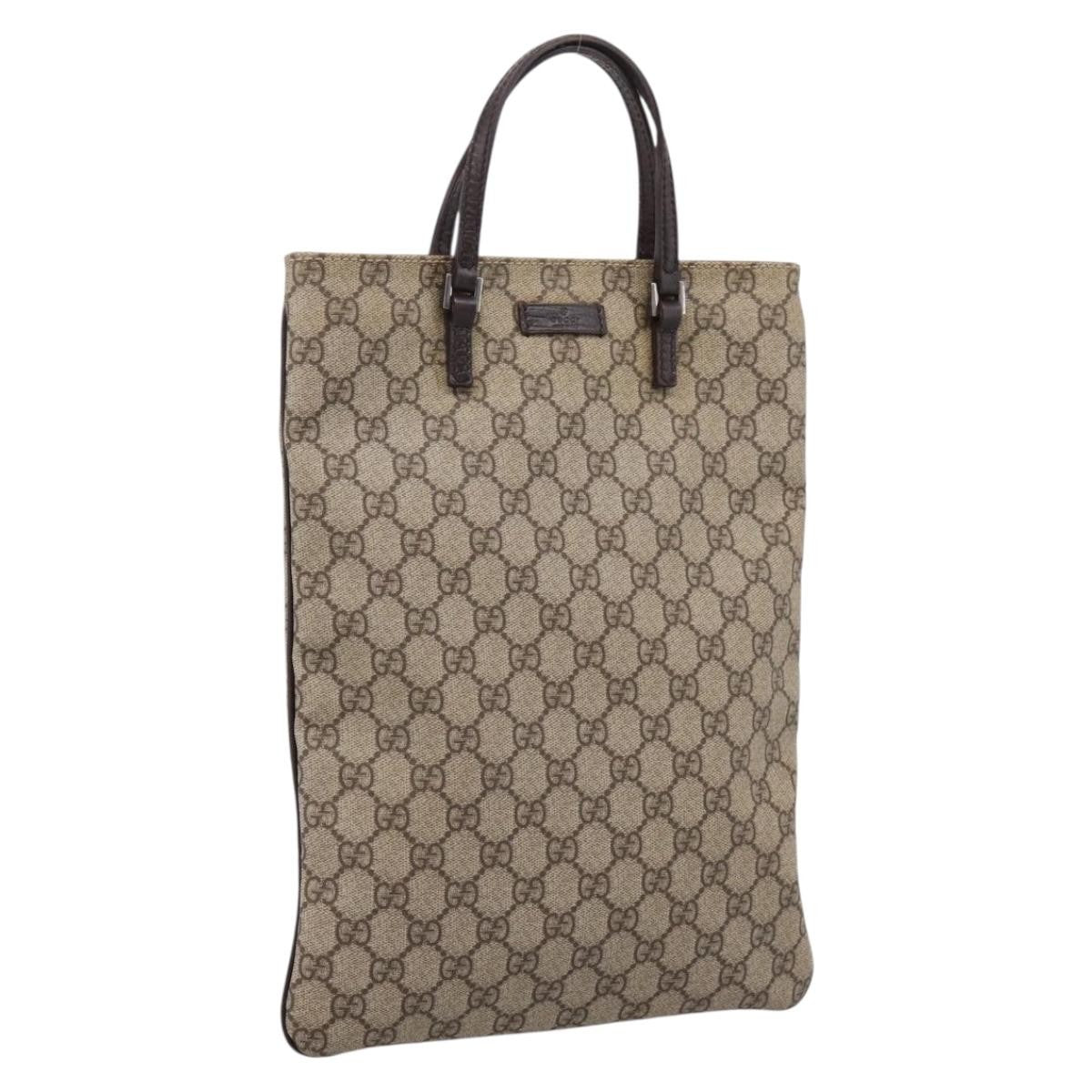 Gucci Joy Plus Flat GG Coated Canvas, Beige, Canvas, Tote Bag