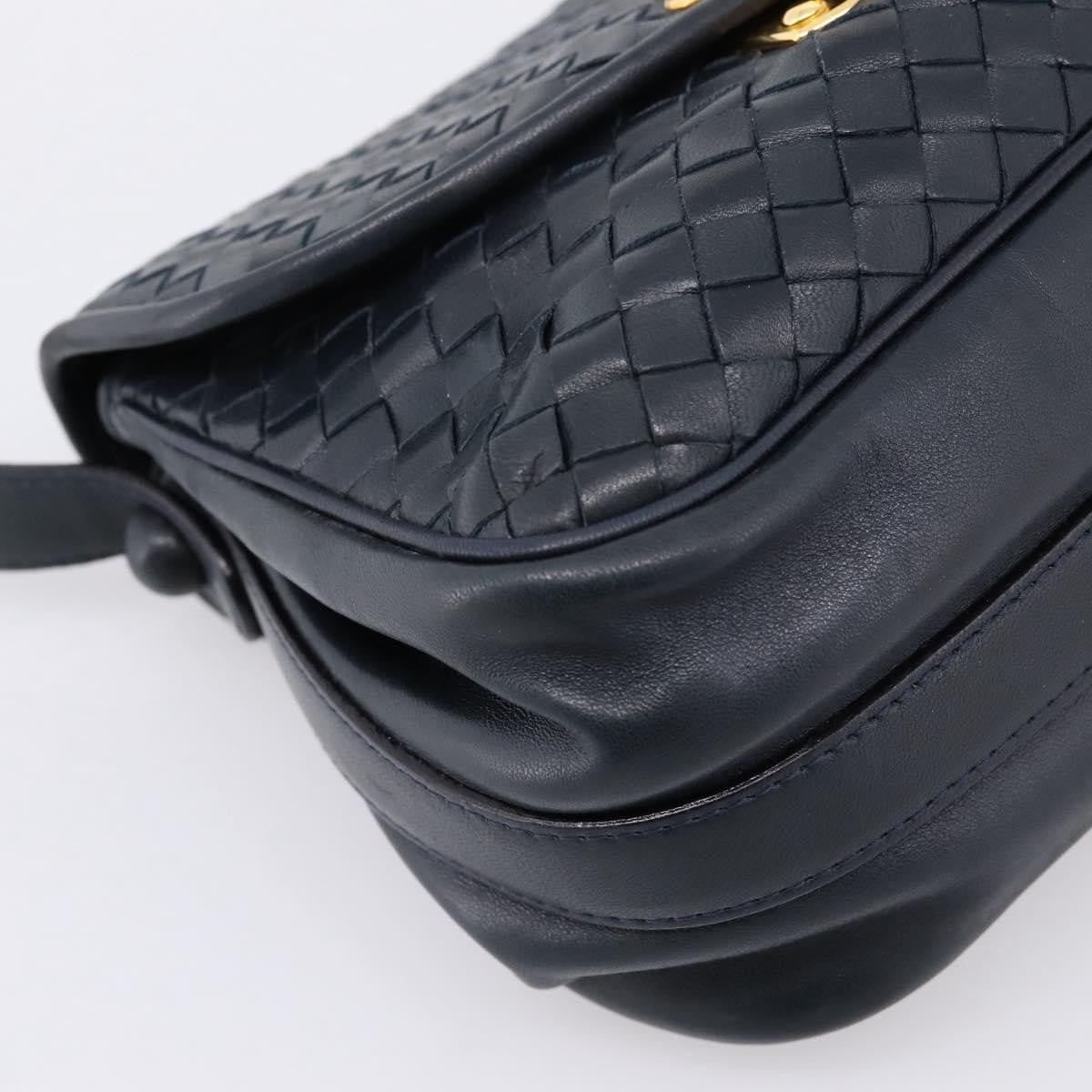 Bottega Veneta Shoulder Leather, Black, Leather, Shoulder Bag