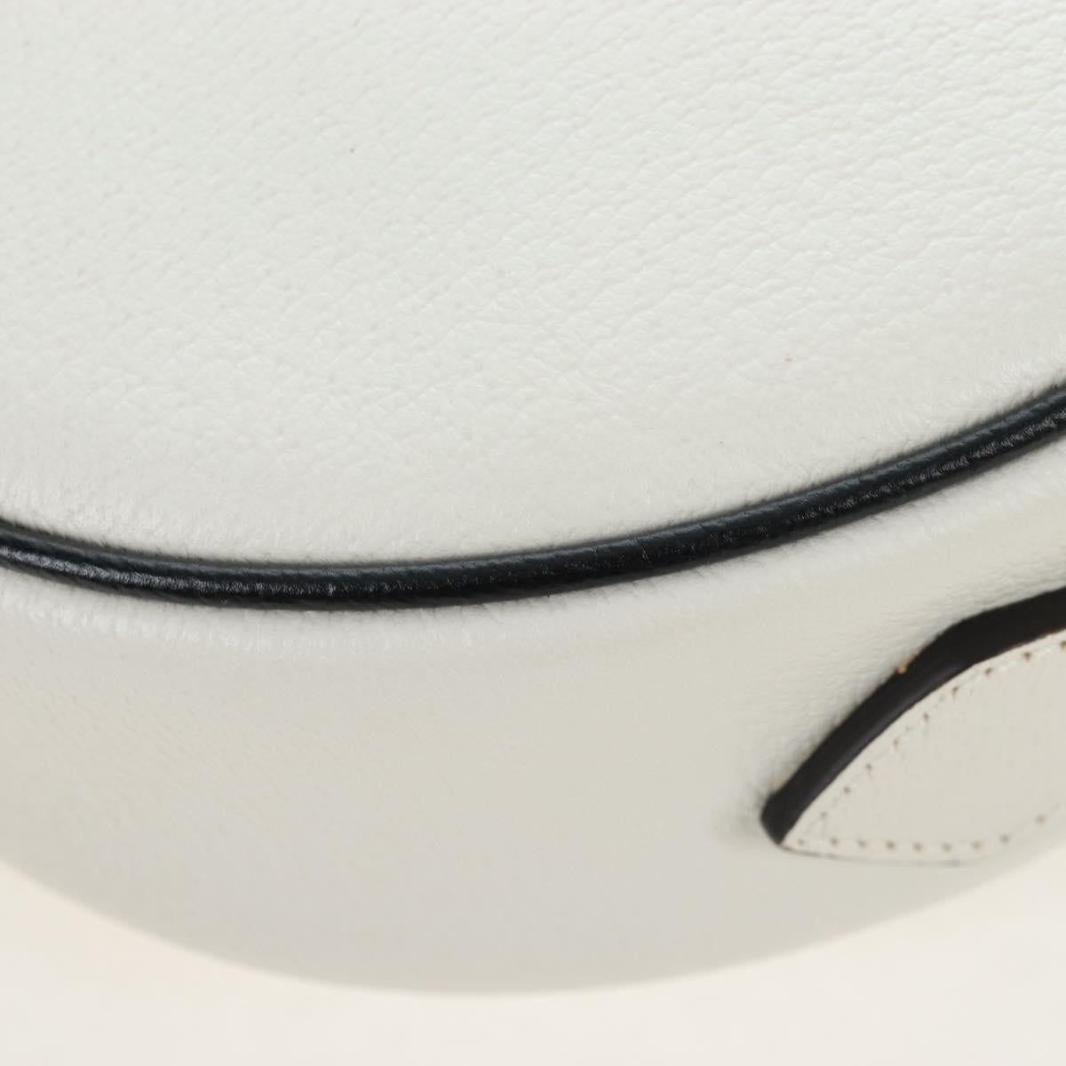 Gucci x adidas Ophidia Round Leather, White, Leather, Crossbody Bag