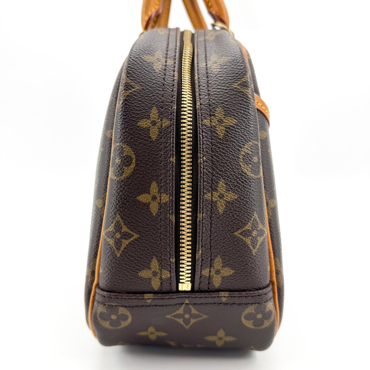 Louis Vuitton Trouville Monogram Canvas, Brown, Canvas, Handbag