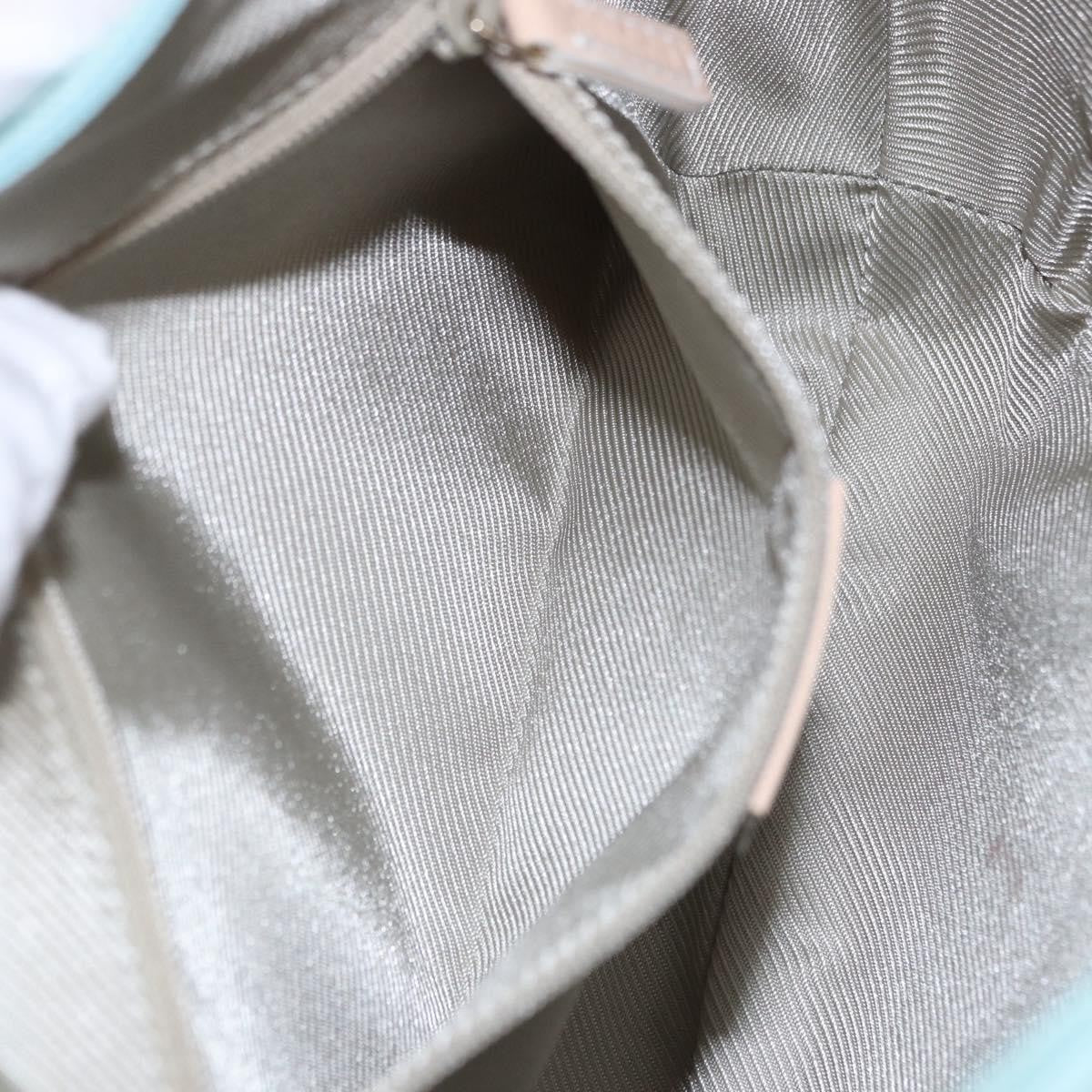 Gucci Vintage Zip Hobo GG Canvas and Patent, Blue, Canvas, Shoulder Bag