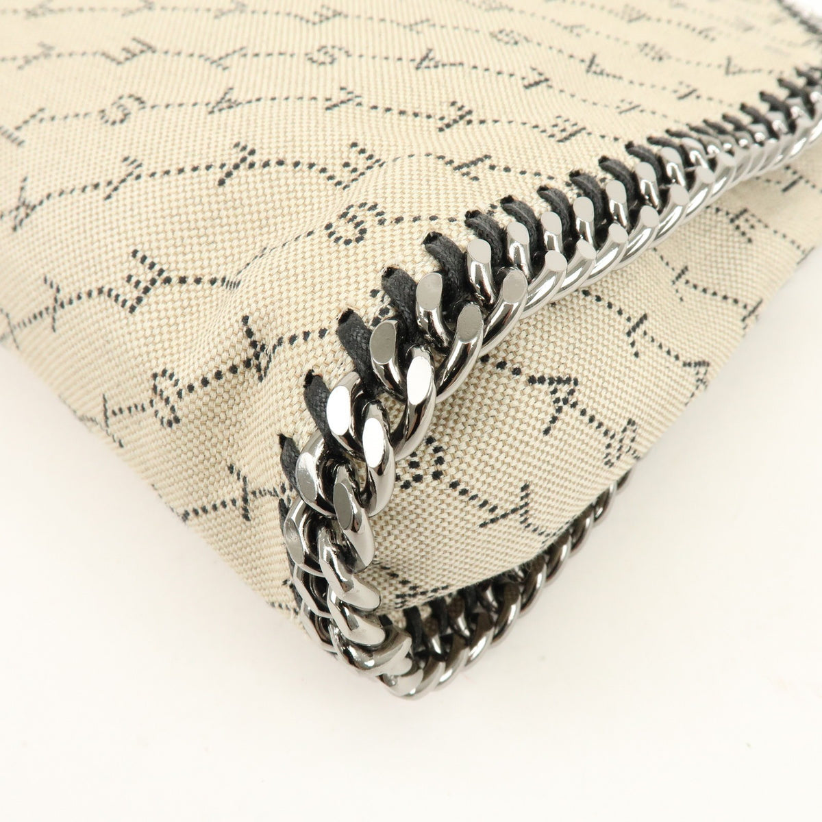 Stella McCartney Falabella Faux Leather, Beige, Canvas, Tote Bag