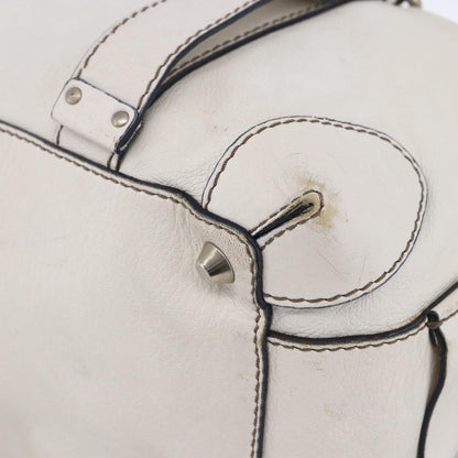 Chloe Handbag Leather, White, Leather, Handbag