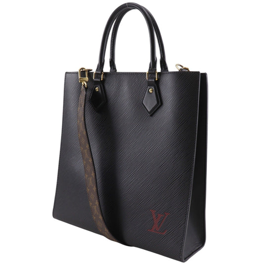 Louis Vuitton Sac Plat NM Epi Leather, Black, Leather, Handbag